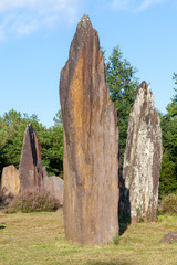 Menhirs et mégalithes - site mégalithique de Monteneuf en Bretagne