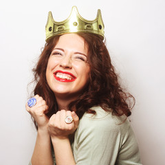 woman in crown