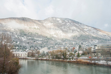 Obraz premium view of grenoble from france