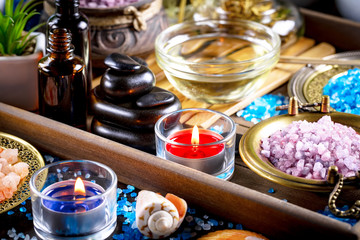 Spa massage items