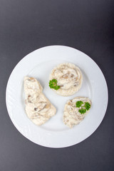 Sauté à la crête et riz