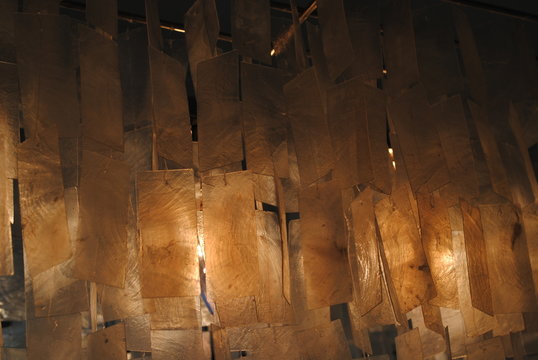 capiz shell light chandelier