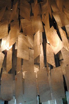 capiz shell light chandelier