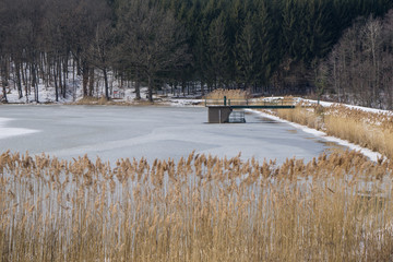 Small dam in winter © Emil