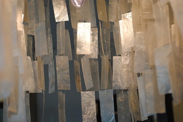 Fototapeta premium capiz shell light chandelier