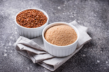 Gluten free buckwheat flour