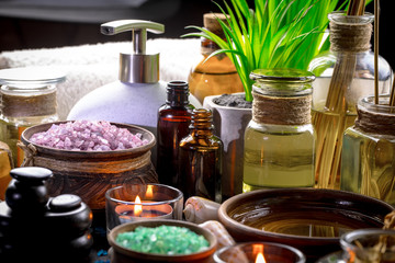 Spa massage items