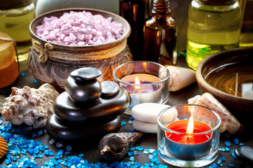 Spa massage items