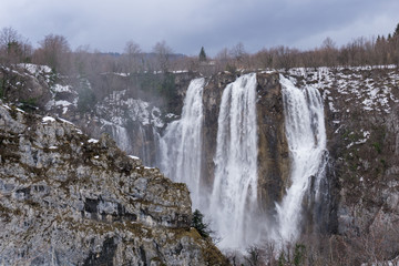 Large waterfall in Croatia