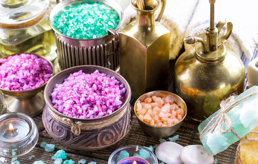 Spa massage items