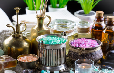 Spa massage items