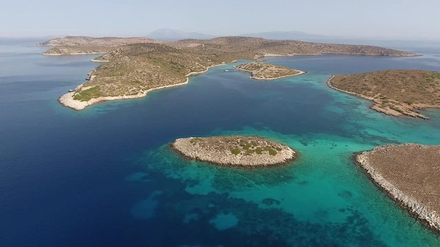 Isola di Arki dall'alto