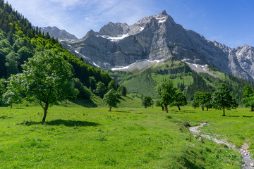 Beautiful alpine valley