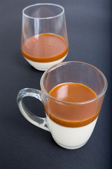 Panna-cota caramel