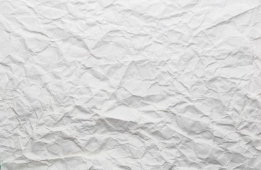crumpled white paper texture
