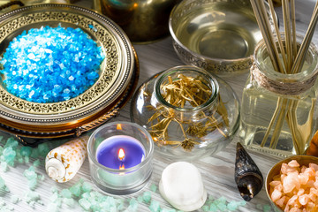 Spa massage items