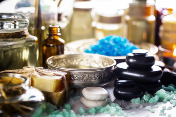 Spa massage items