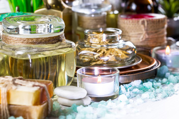 Spa massage items