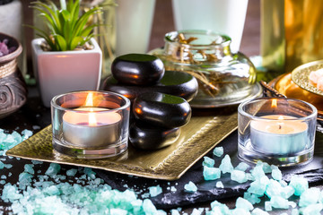 Spa massage items