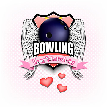 Happy Valentine day and Bowling