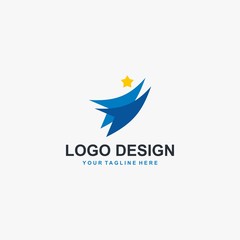 Humanity social group logo design vector