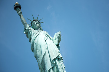 Fototapeta premium Statua Wolności na tle nieba