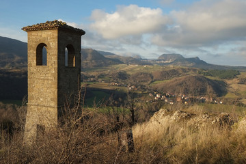 Pietrarubbia landscape, Italy