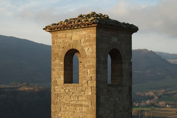 Campanile in Pietrarubbia, Italy