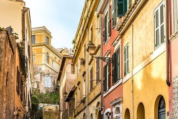 Fototapeta na wymiar fascinating street of Rome