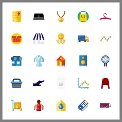 25 sale icon. Vector illustration sale set. receipt and delivery truck icons for sale works