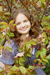 Fototapeta premium Woman outdoor close up