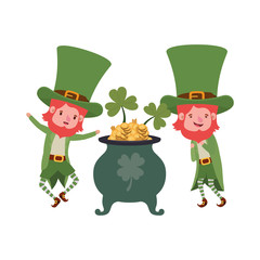 leprechauns with cauldron avatar character