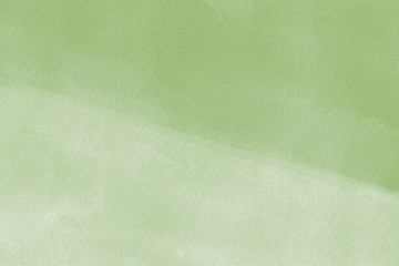 Watercolor green texture with abstract washes and brush strokes on the white paper background. Digital paper background. © Nastia