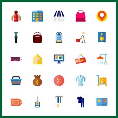 25 sale icon. Vector illustration sale set. clothes and bathing icons for sale works