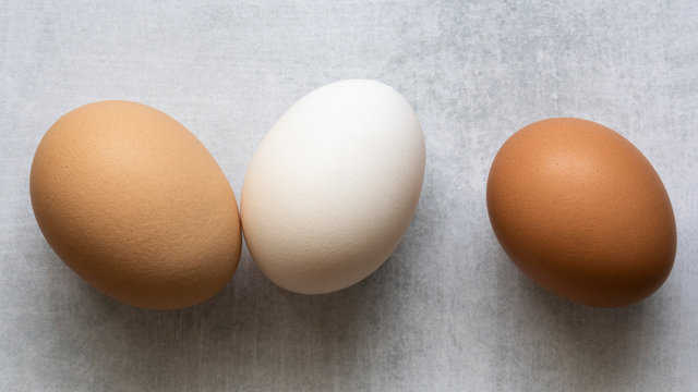 Three eggs in a row.