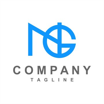 NG, GN, NGI initials company logo