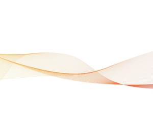 Colorful wave line illustration