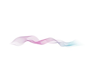 Colorful wave line illustration