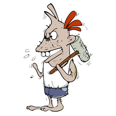 funny spooky cartoon character