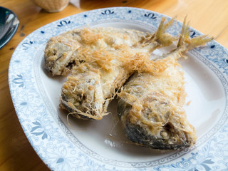 Fried mackerel