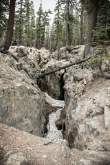 The Inyo Earthquake Fault in Mammoth Lakes California