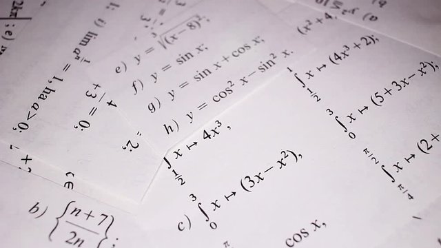 Sinus cosinus math mathematical exercise examples intergration example integrals derivatives intervals