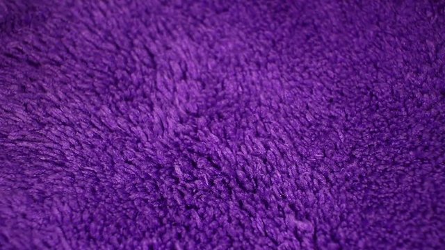 Towel cloth towels fabric closeup texture pattern. Seamless looping video footage