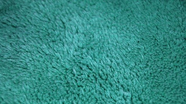 Towel cloth towels fabric closeup texture pattern. Seamless looping video footage