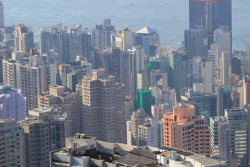 Hong Kong cityscape at 2016