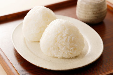 Fototapeta na wymiar おにぎり　Japanese rice ball