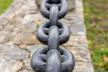 Iron chain.