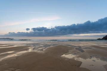 Beach of Campelo (Valdovino, La Coruna - Spain).