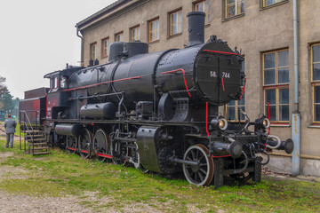 Fototapeta premium steam locomotive