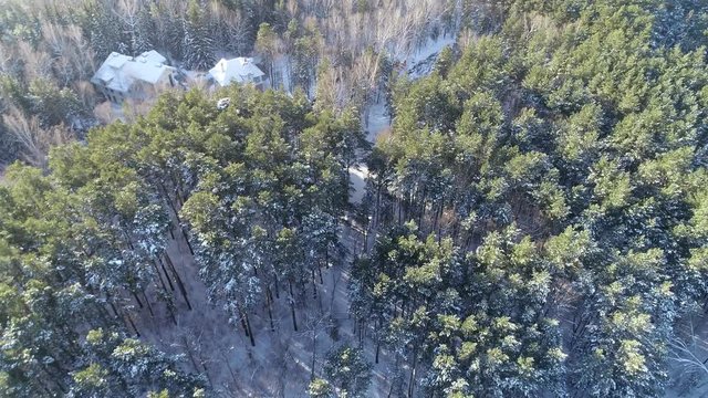 Cinematic and film-like stabilized aerial video footage.